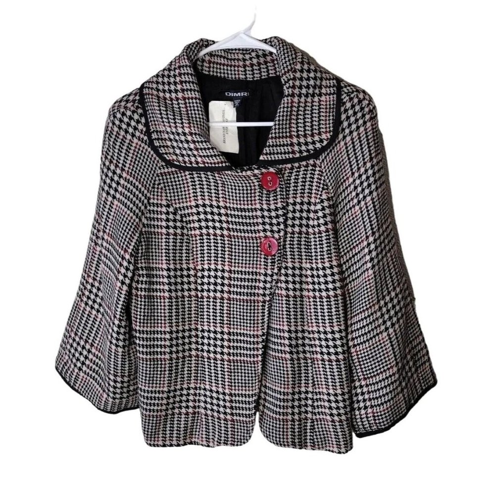 Dimri Jacket Womens Medium Tweed Cropped